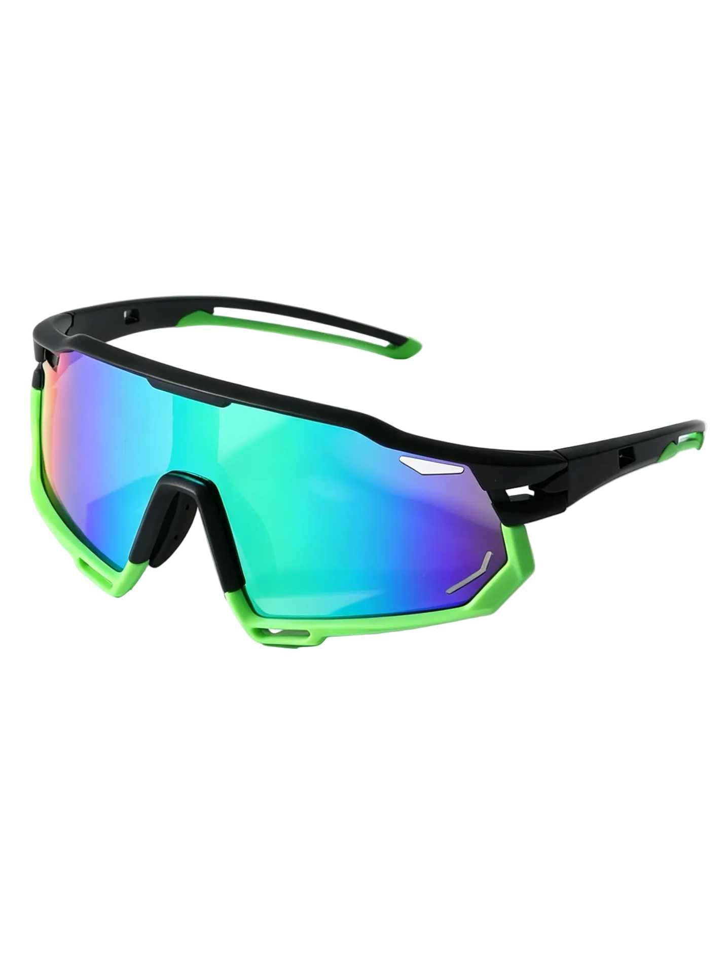 POLASUP Cycling Series X9932  Polarized Sport Sunglasses for Men Women, UV400 Protection Cycling Sunglasses with Hard Case, Oversized Shield Lens for Running, Baseball, Fishing & Outdoor Activities