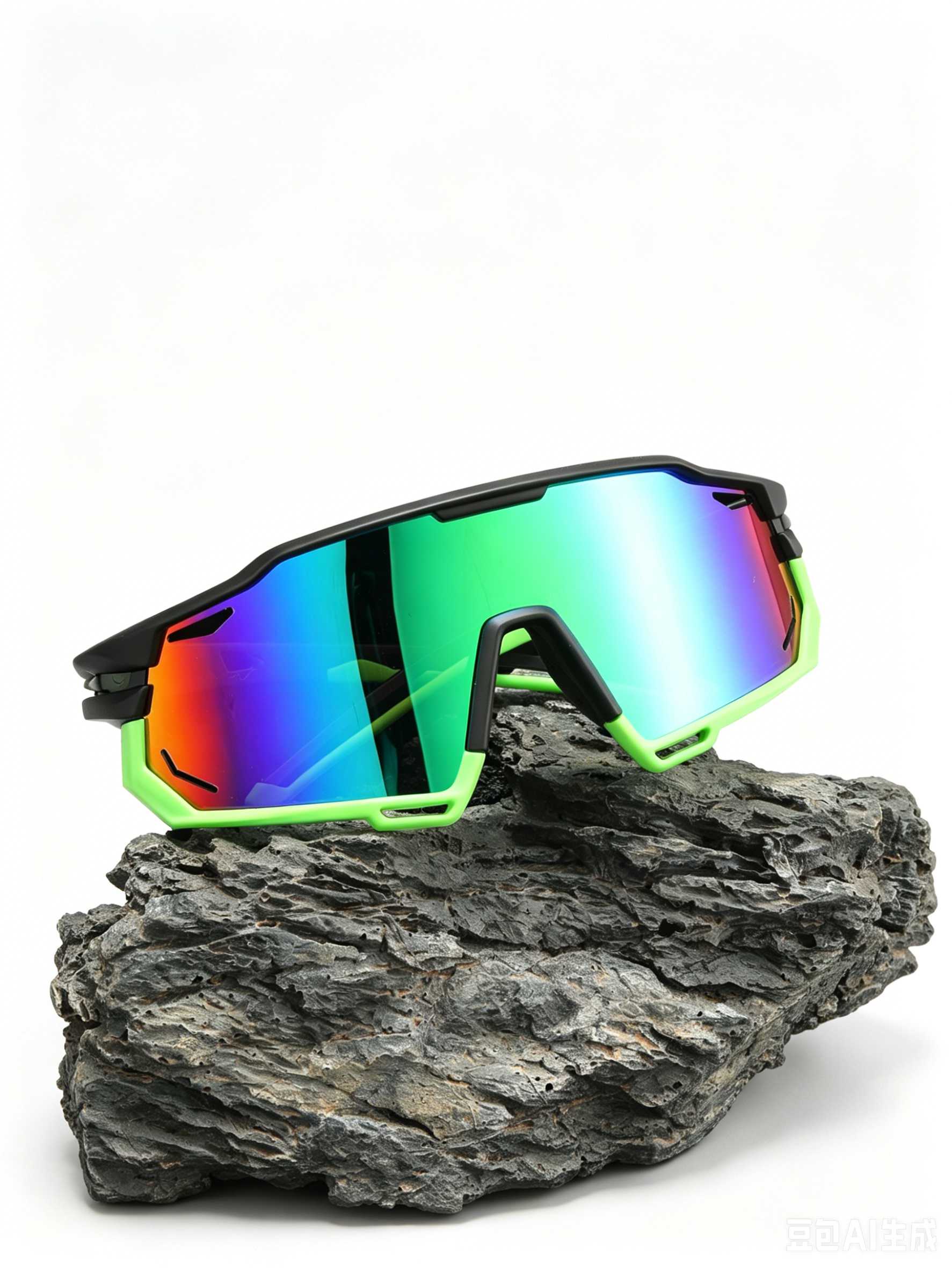 POLASUP Cycling Series X9932  Polarized Sport Sunglasses for Men Women, UV400 Protection Cycling Sunglasses with Hard Case, Oversized Shield Lens for Running, Baseball, Fishing & Outdoor Activities