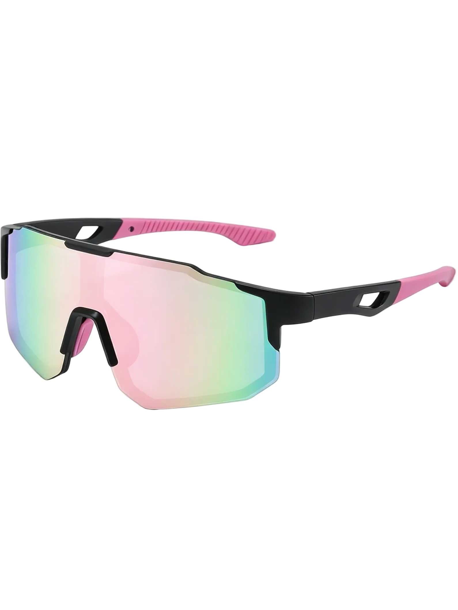 POLASUP Cycling Series X9337C5 Polarized Sports Sunglasses for Men Women, UV400 Protection Cycling Sunglasses, Lightweight Frame for Running Fishing Driving