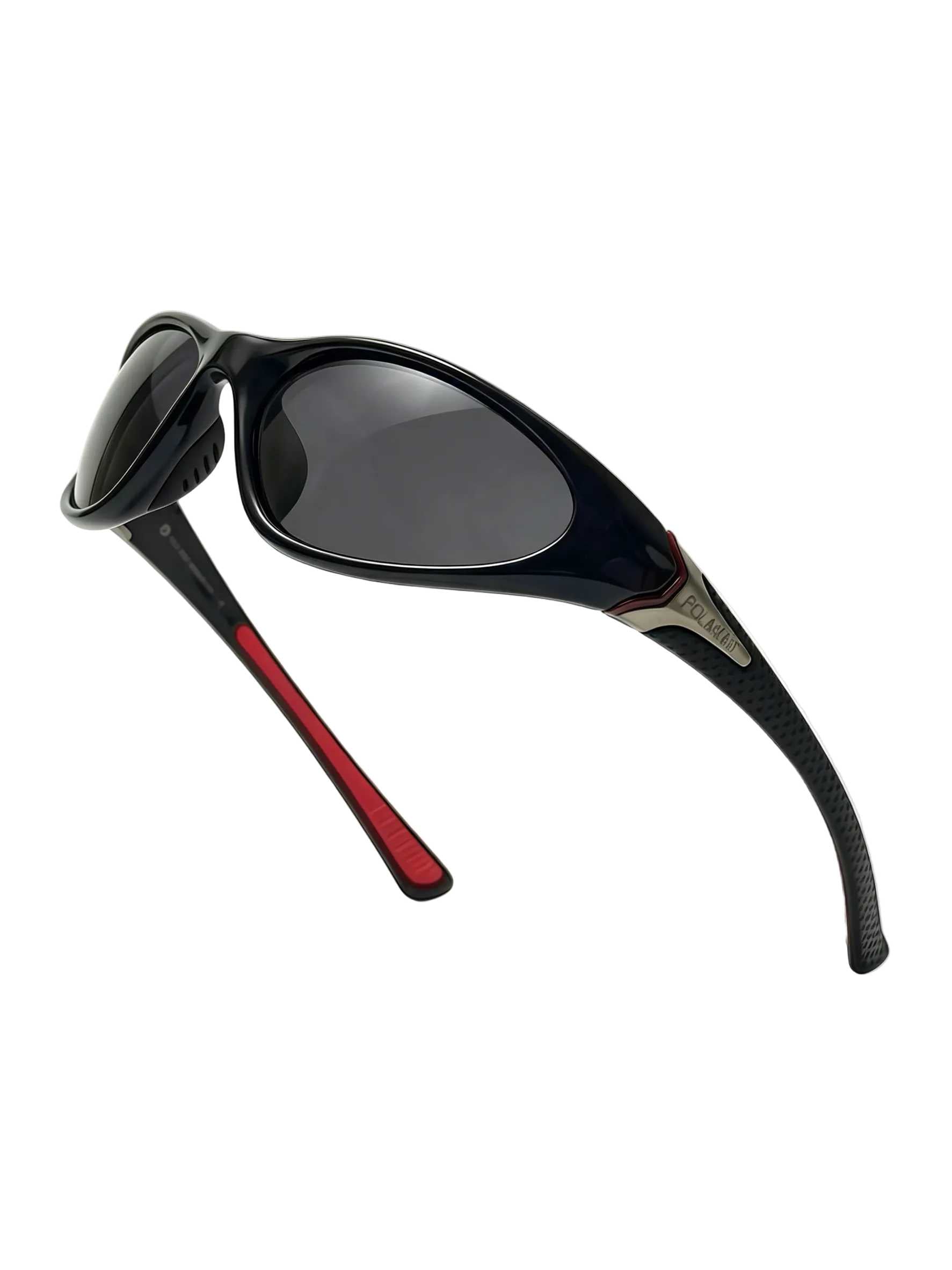POLASUP Running Series JH3409C1 Polarized Sports Sunglasses for Men Women, UV400 Protection Wrap Around Sun Glasses for Driving Fishing Cycling