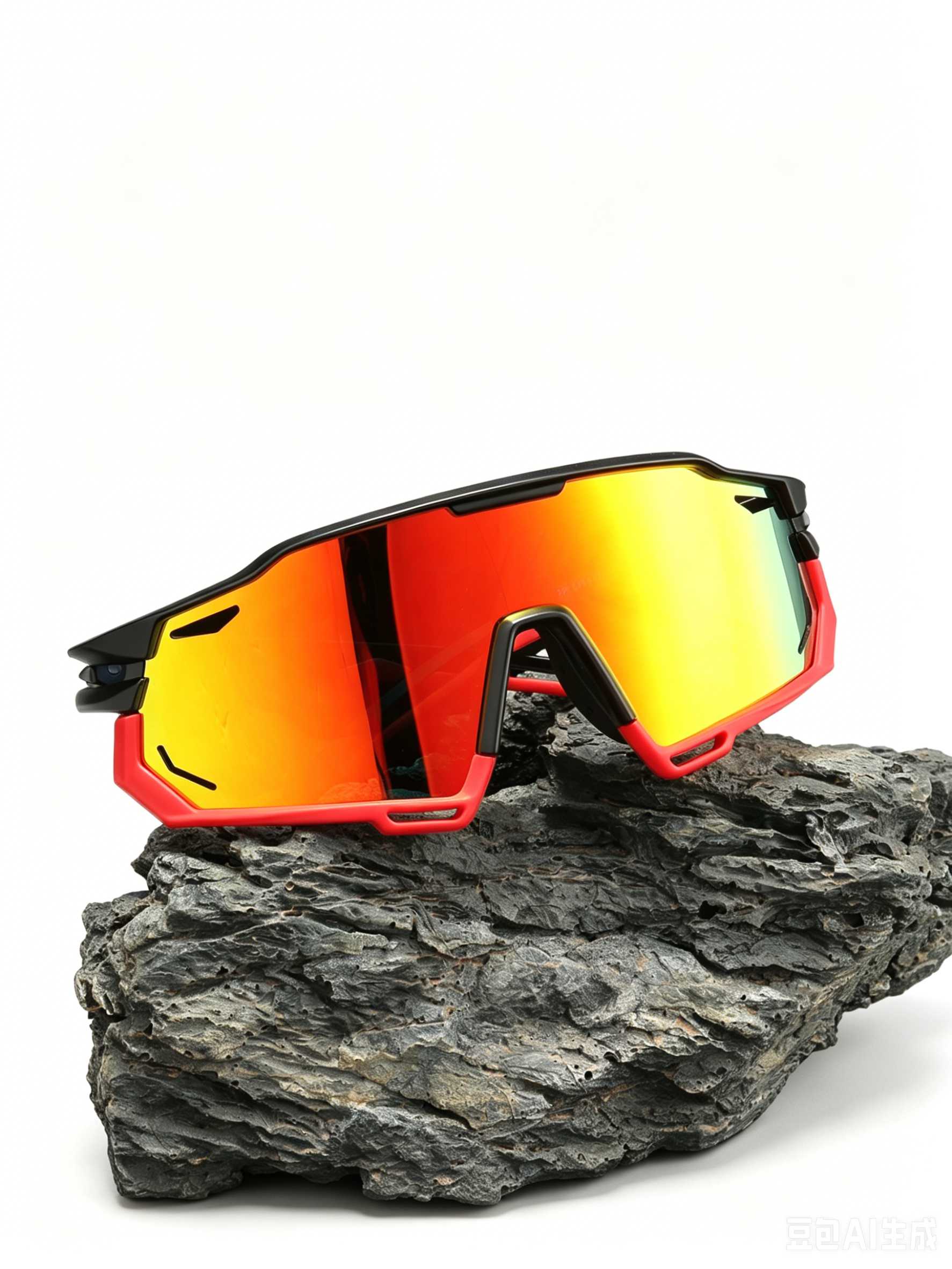 POLASUP Cycling Series X9932  Polarized Sport Sunglasses for Men Women, UV400 Protection Cycling Sunglasses with Hard Case, Oversized Shield Lens for Running, Baseball, Fishing & Outdoor Activities