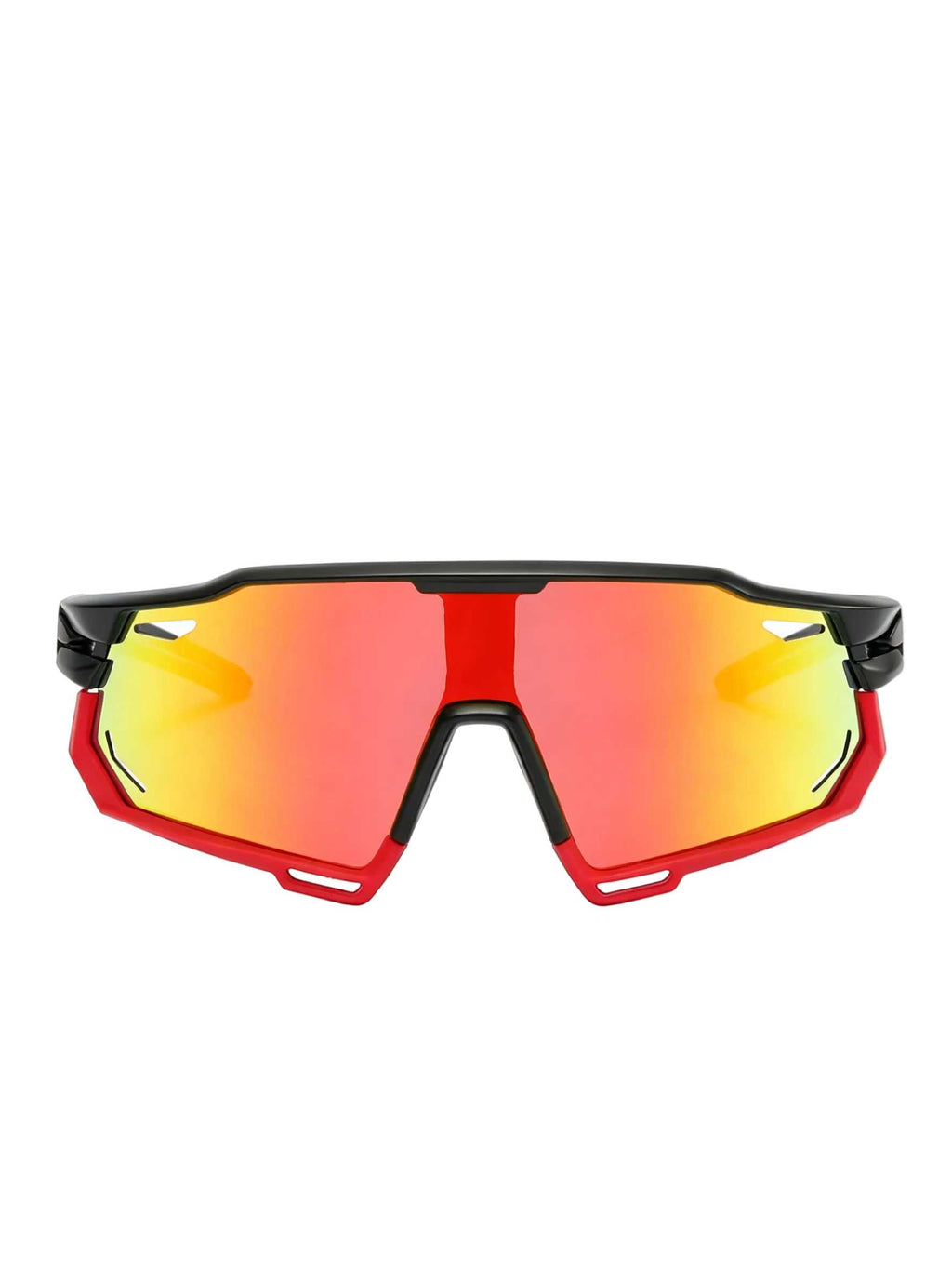 POLASUP Cycling Series X9932  Polarized Sport Sunglasses for Men Women, UV400 Protection Cycling Sunglasses with Hard Case, Oversized Shield Lens for Running, Baseball, Fishing & Outdoor Activities