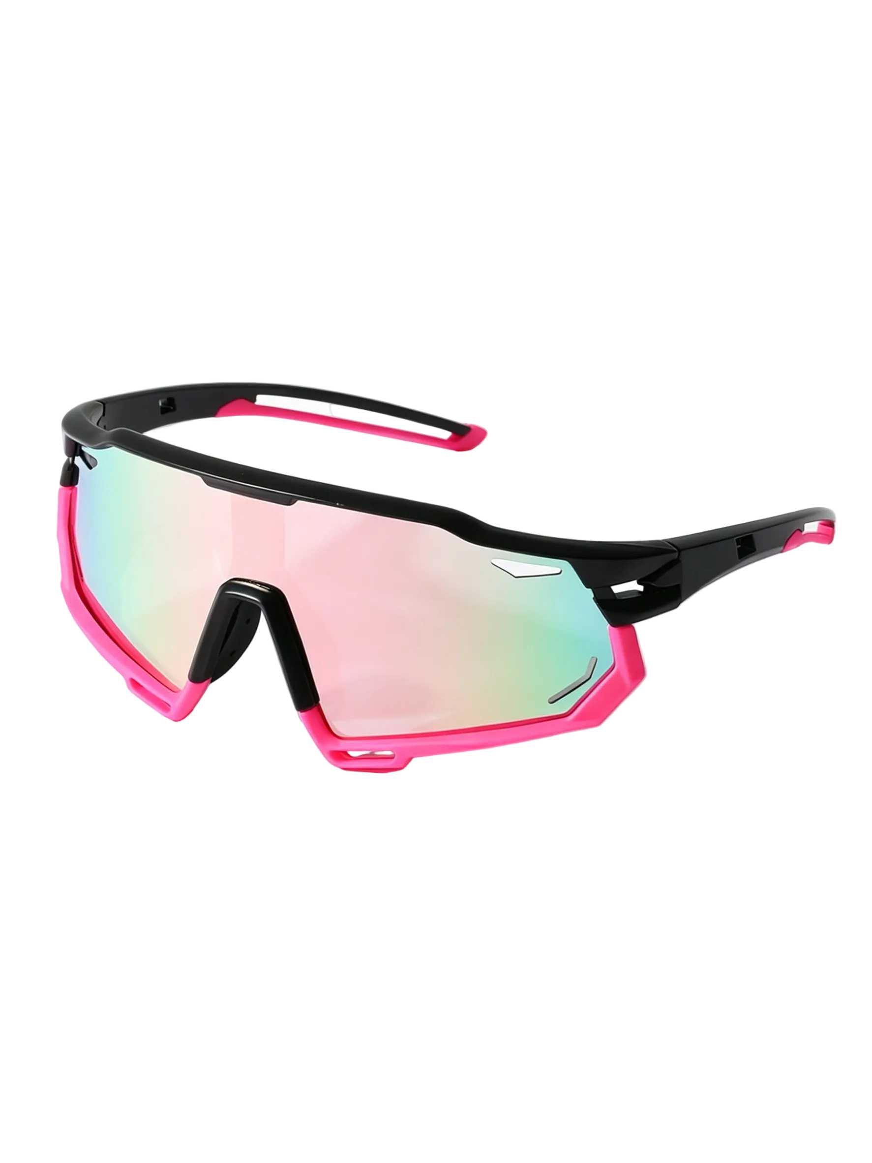 POLASUP Cycling Series X9932  Polarized Sport Sunglasses for Men Women, UV400 Protection Cycling Sunglasses with Hard Case, Oversized Shield Lens for Running, Baseball, Fishing & Outdoor Activities