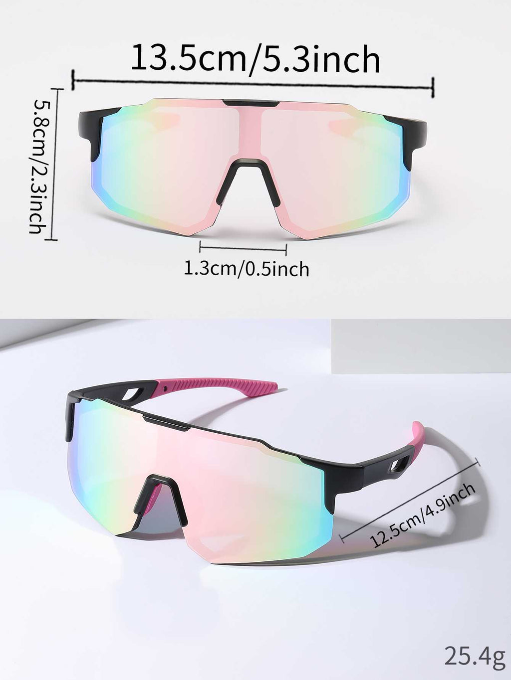 POLASUP Cycling Series X9337C5 Polarized Sports Sunglasses for Men Women, UV400 Protection Cycling Sunglasses, Lightweight Frame for Running Fishing Driving