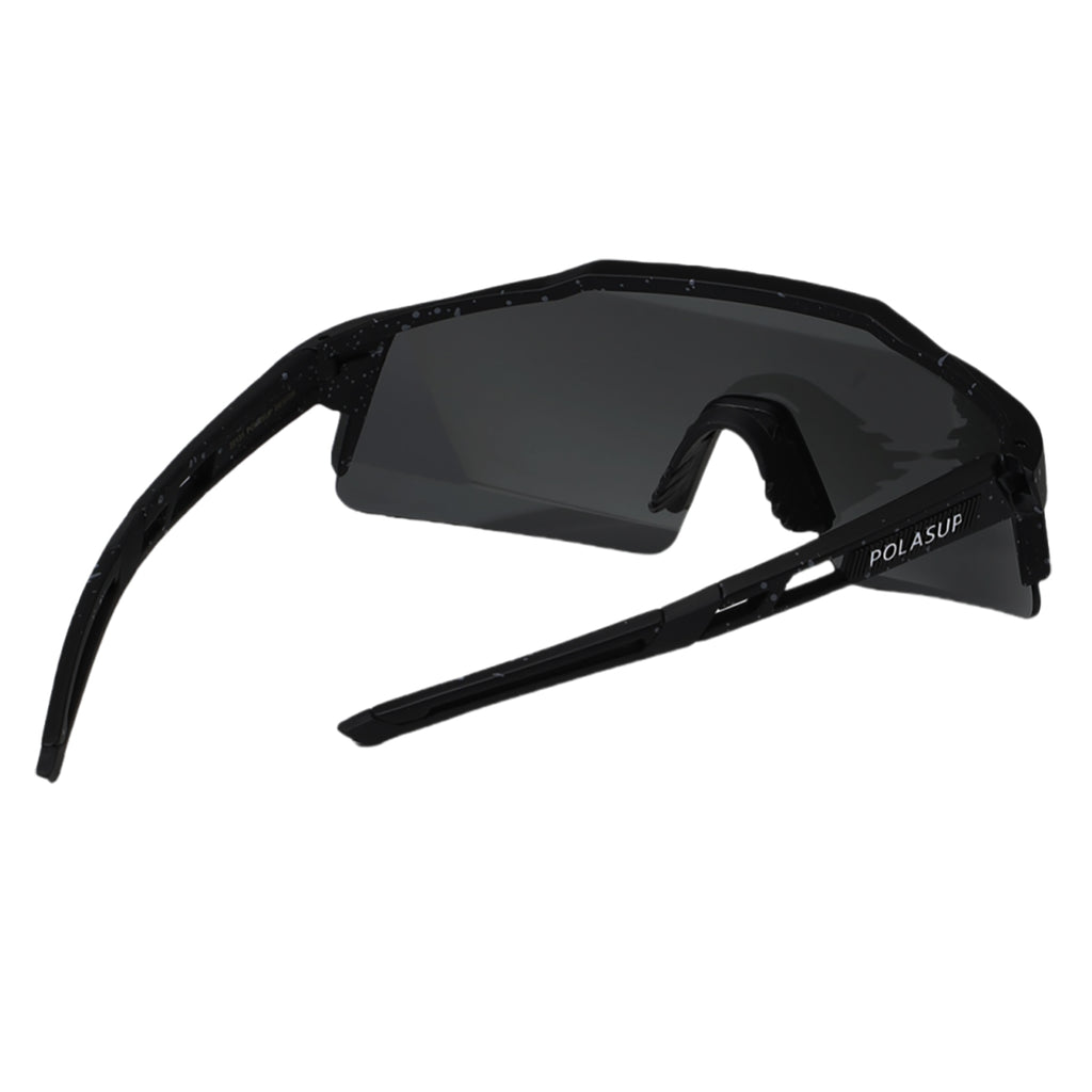 POLASUP Cycling Series 22131 Sports Sunglasses for Men Women, UV400 Protection, Ideal for Cycling, Running, Baseball, Outdoor Activities with Hard Case