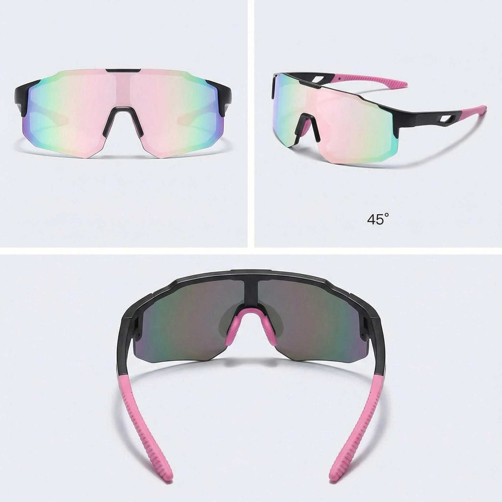 POLASUP Cycling Series X9337C5 Polarized Sports Sunglasses for Men Women, UV400 Protection Cycling Sunglasses, Lightweight Frame for Running Fishing Driving